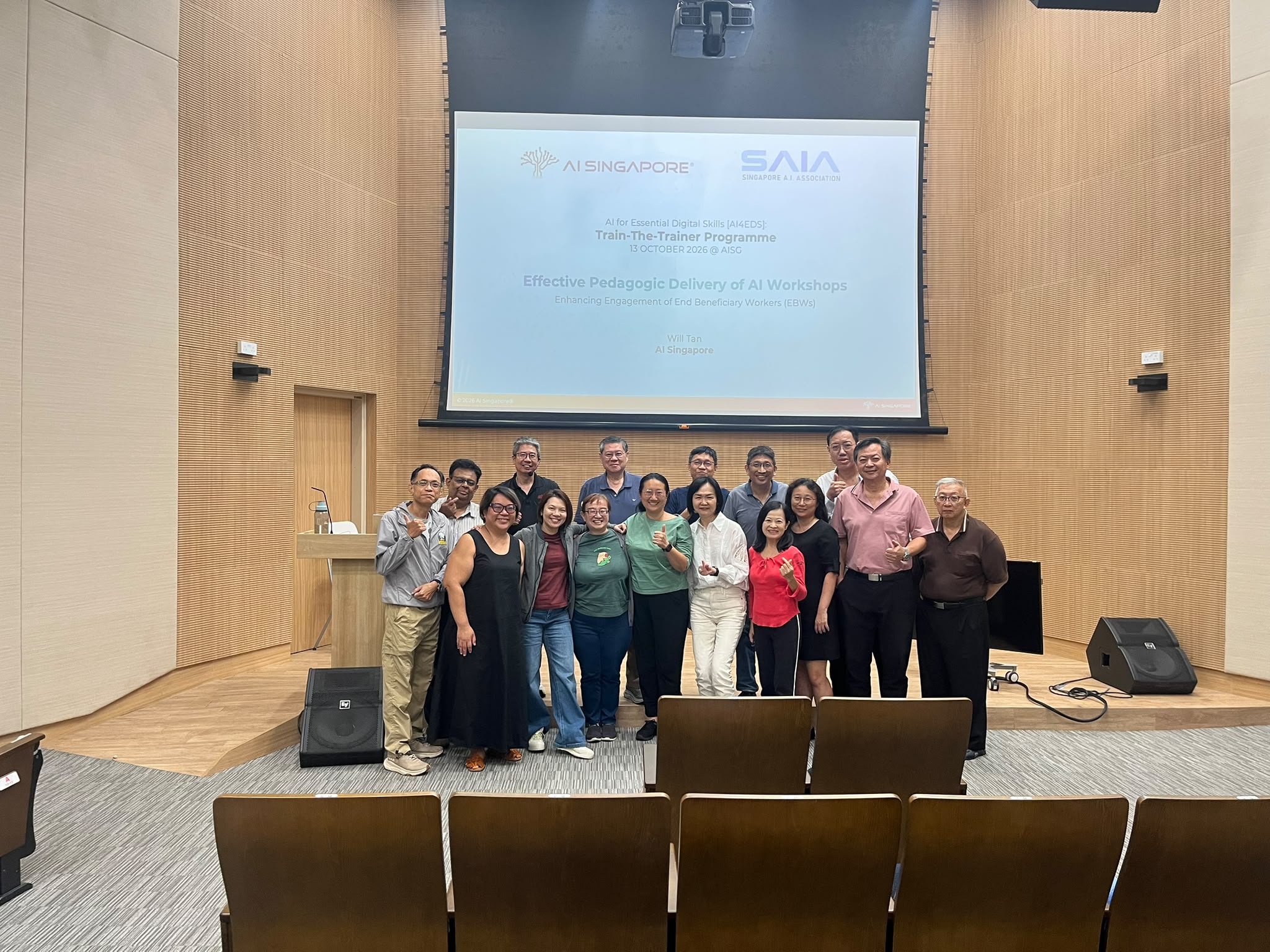 Singapore AI Association (SAIA) AI4EDS TTT #4